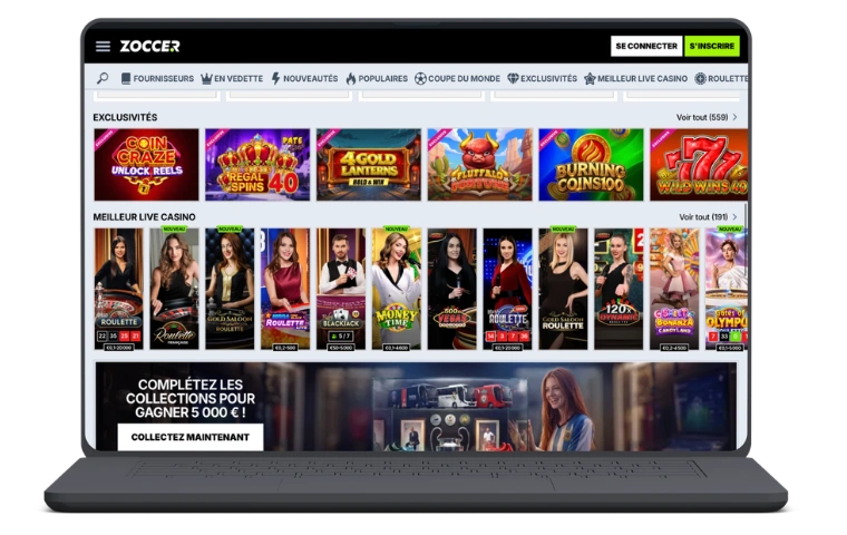 Zoccer casino apk